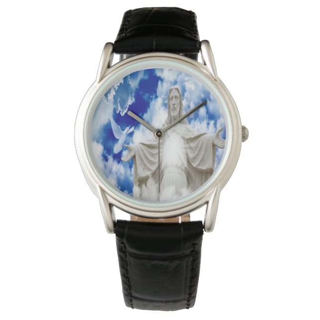 Jesus Kristus Christian watch Armbandsur (Framsida)