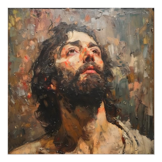 Jesus Kristus Christianity Fototryck (Framsidan)
