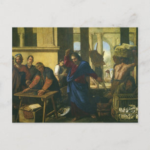 Jesus Kristus Cleansing från Temple Vykort