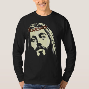 Jesus Kristus Crucifix Påsk Krona Thorn T Shirt