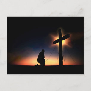 Jesus Kristus Crucifixion Kor Vykort