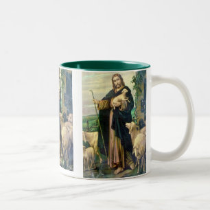 JESUS KRISTUS DEN BRA HERDEN Två-Tonad MUGG