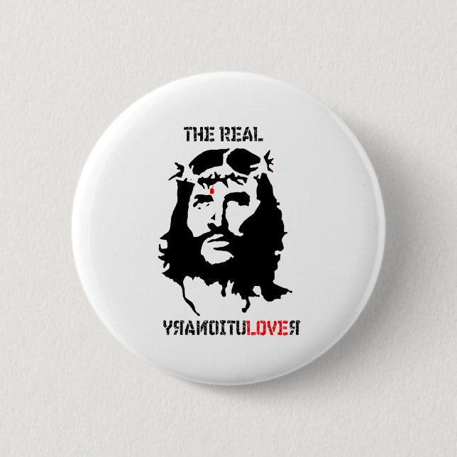 Jesus Kristus - den verkliga revolutionären Knapp (Framsida)