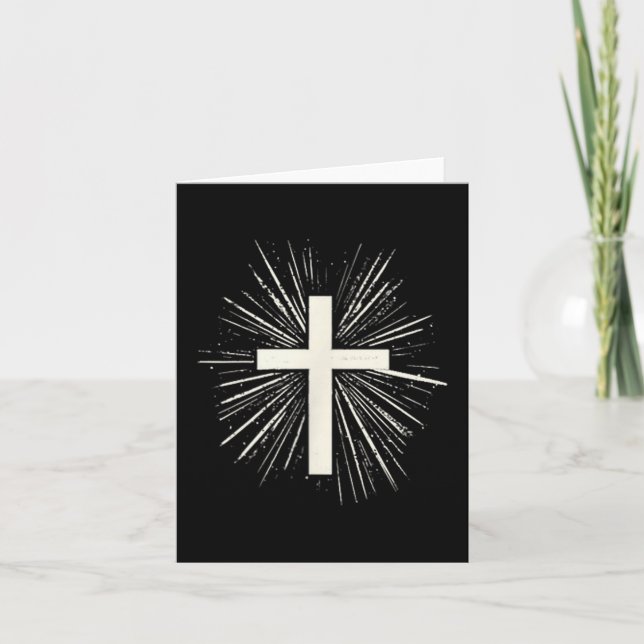 Jesus Kristus Design För Kristna Män Kvinnor Krist Kort (Framsida)