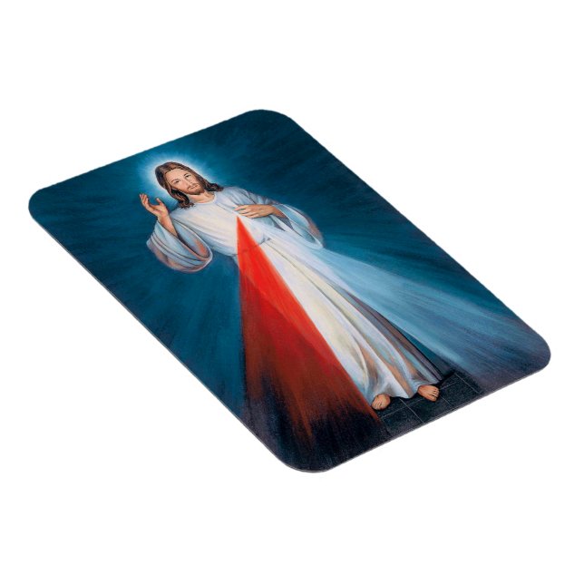 Jesus Kristus Divine Mercy Helig Heart of Jesus Magnet (Högersidan)
