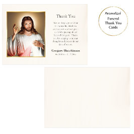 Jesus Kristus Divine Mercy katolsk begraver Tack Kort