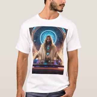 Jesus Kristus DJ Stil T-Shirt