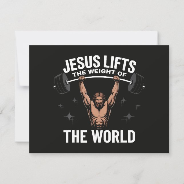 Jesus Kristus dödlyft Inbjudningar (Framsida)