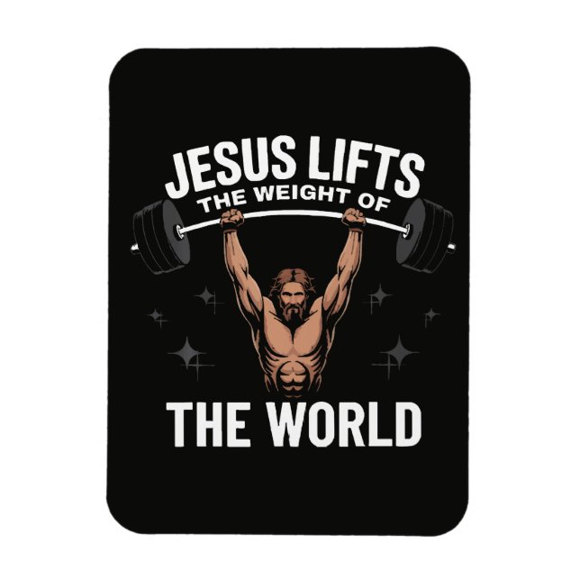 Jesus Kristus dödlyft Magnet (Vertikal)