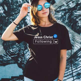 Jesus Kristus efter bibeltron Womens TShirt T Shirt