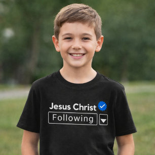 Jesus Kristus efter Bible Faith Kids T-Shirt