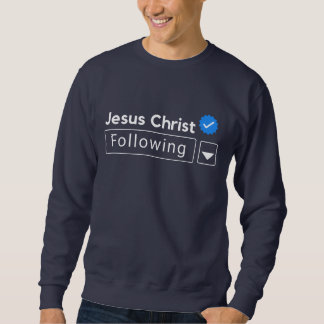Jesus Kristus efter Bible Verse Faith Christian Lång Ärmad Tröja