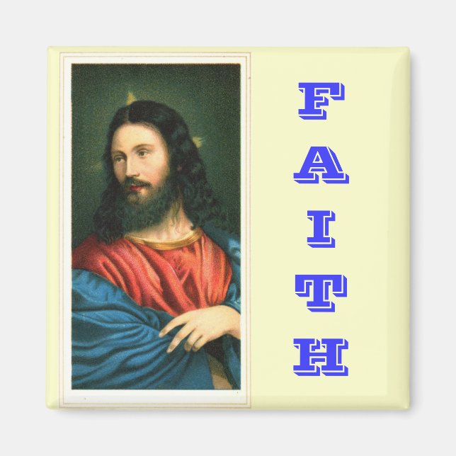Jesus Kristus Faith Magnet (Framsidan)