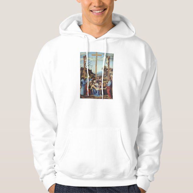 Jesus Kristus fall Hoodie (Framsida)