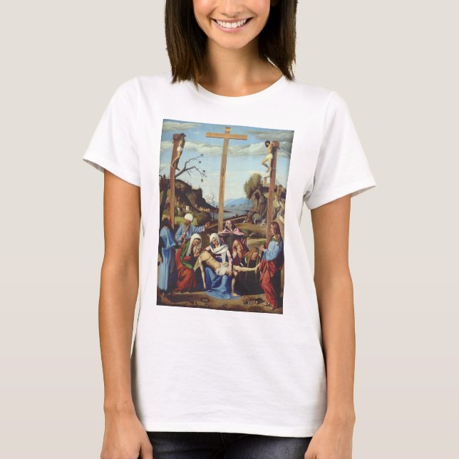 Jesus Kristus fall T Shirt (Framsida)