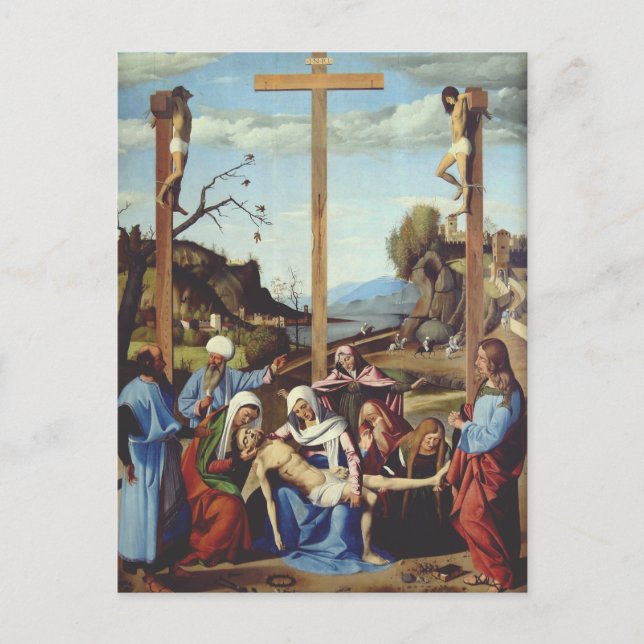 Jesus Kristus fall Vykort (Framsida)
