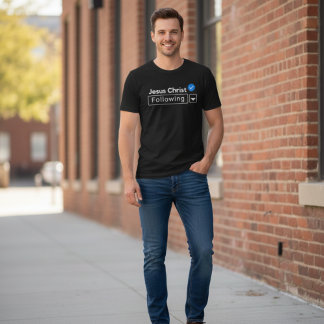 Jesus Kristus följer Bible Faith Christian T Shirt