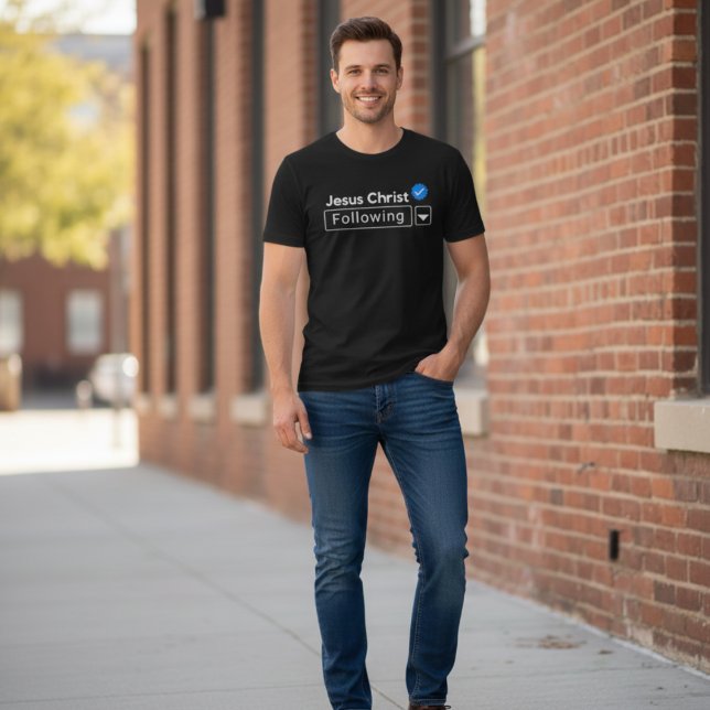 Jesus Kristus följer Bible Faith Christian T Shirt (Skapare uppladdad)