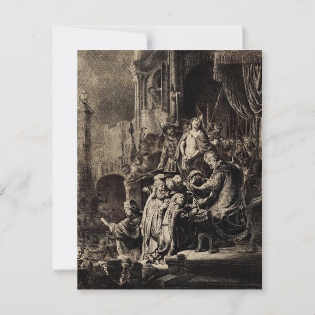 Jesus Kristus före Pilatus (Framsida)