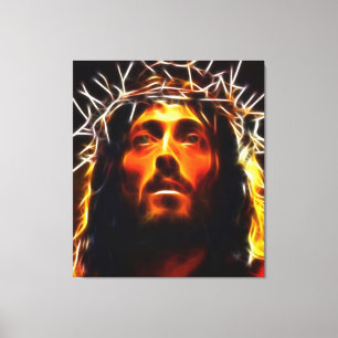 Jesus Kristus frälsaren Canvastryck