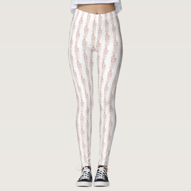 Jesus Kristus från Nasaret Son till Gud Leggings (Framsida)