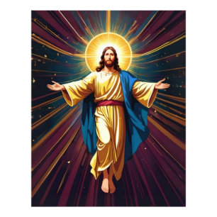 Jesus Kristus Glory 1 Fototryck