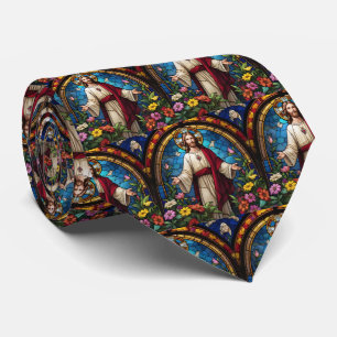 Jesus Kristus Helig Heart-glaset stil Slips