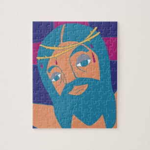 Jesus Kristus Herre Savior Messiah på Kor Pussel