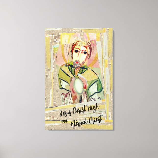 Jesus Kristus Hög utresestäst Canvastryck (Framsida)