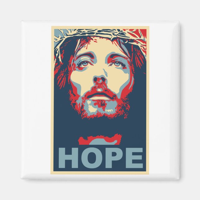 Jesus Kristus Hope Magnet (Framsidan)