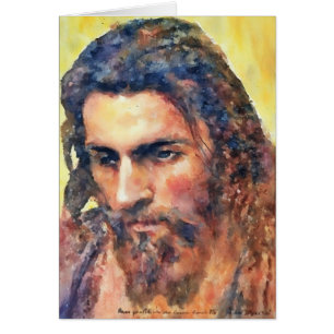 Jesus Kristus huvudstudie före 1872 av I. Kramskoi OBS Kort
