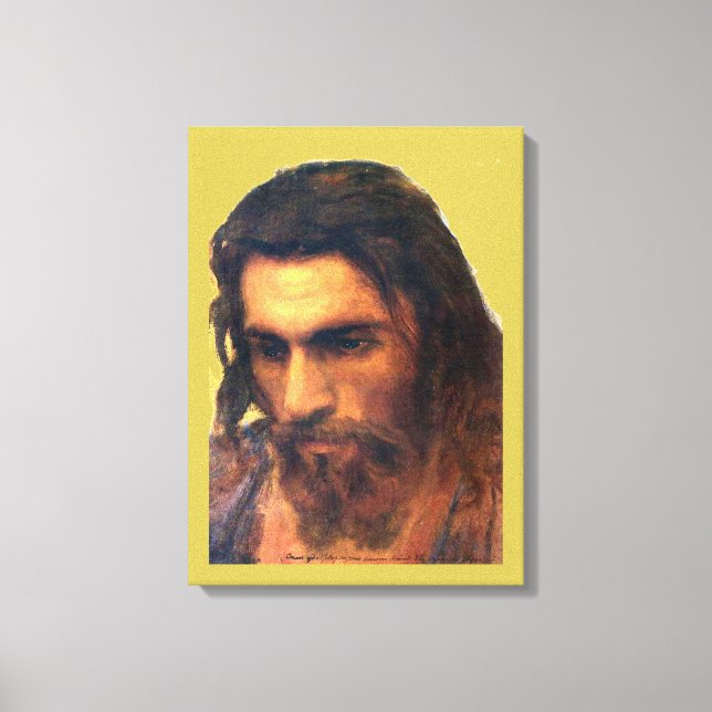 Jesus Kristus i bran på Desert canvas (Framsida)