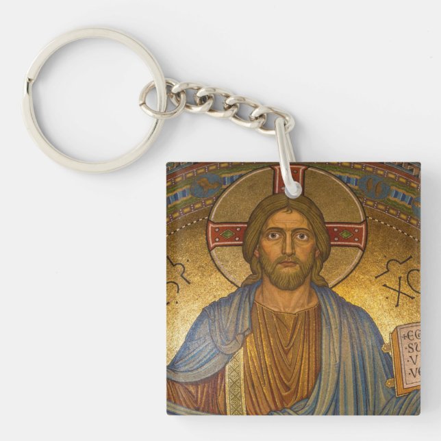 Jesus Kristus IC XC-akrylisk nyckelkedja (Framsidan)