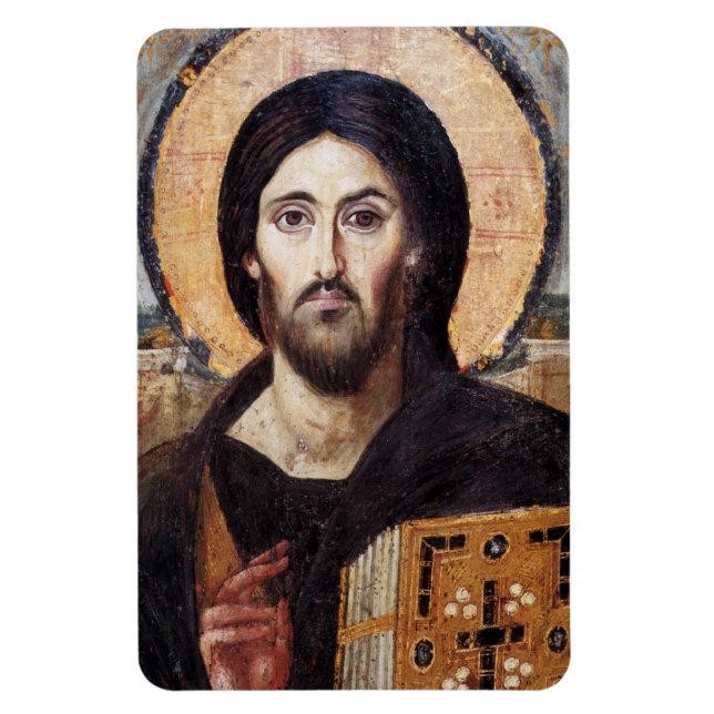 Jesus Kristus Icon Flexible Magnet (Vertikal)