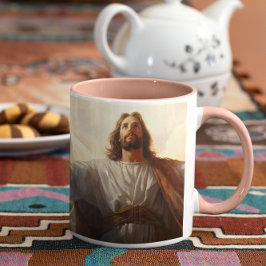 Jesus Kristus in Clouds version 3 Kaffemugg