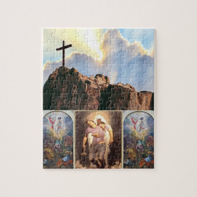 Jesus Kristus Jigszawa Puzzle Pussel (Vertikal)