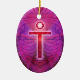 Jesus Kristus Julgransprydnad Keramik