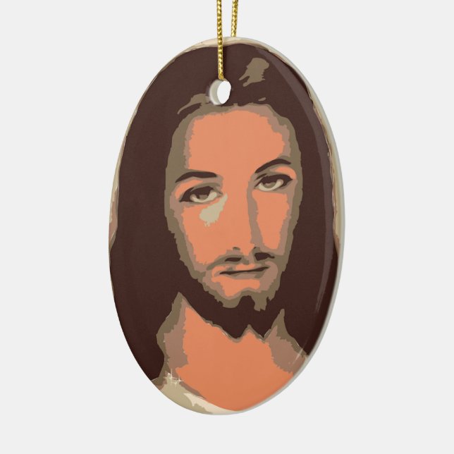 JESUS KRISTUS JULGRANSPRYDNAD KERAMIK (Vänster)