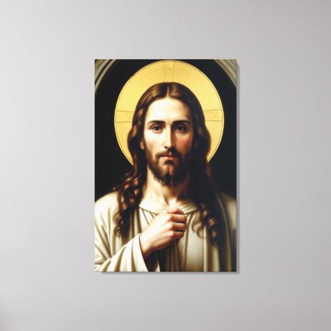 Jesus Kristus Kanvastryck (Framsida)