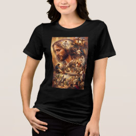 Jesus Kristus Konst T-Shirt | Inspirerande Kristna