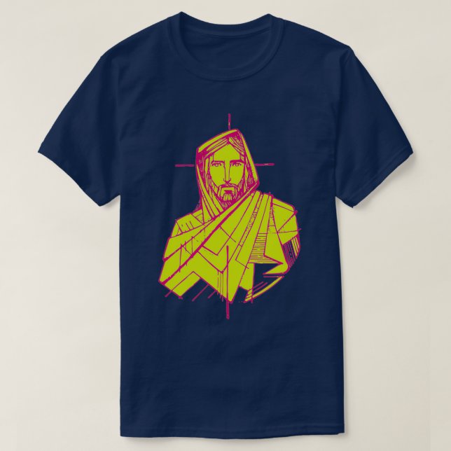 Jesus Kristus Kor Crucifix Religion T Shirt (Design framsida)