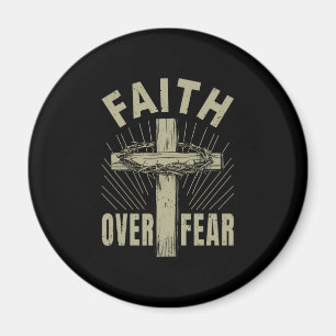 Jesus Kristus Kor Faith över rädsla Magnet