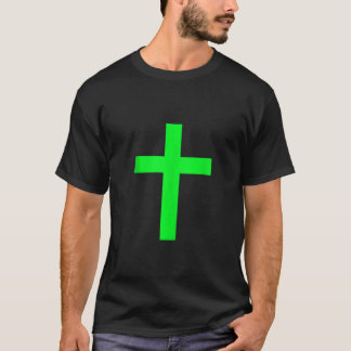Jesus Kristus Kor guds kristna religionens Grönt T Shirt