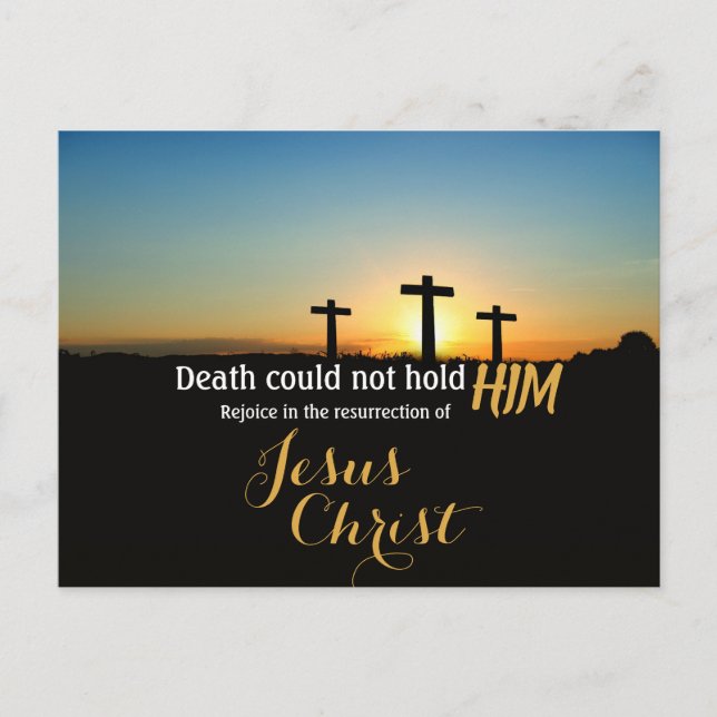 Jesus Kristus Kor Resurrection Påsk Vykort (Framsida)