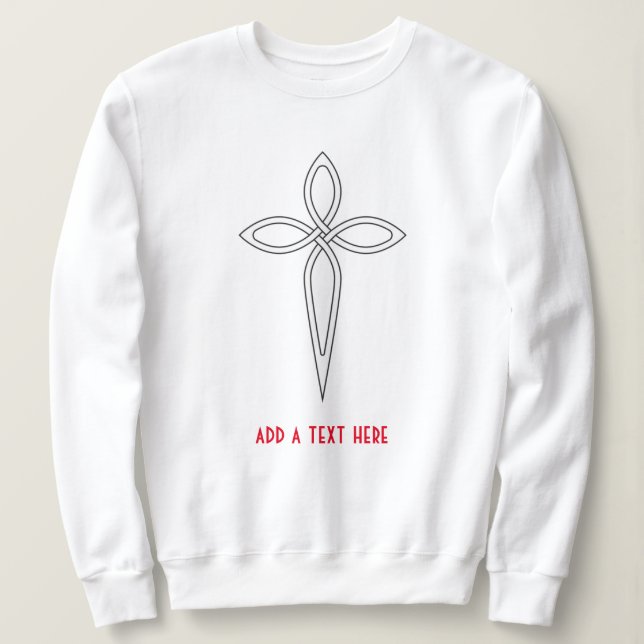 Jesus Kristus Kor Sweatshirt T Shirt (Design framsida)