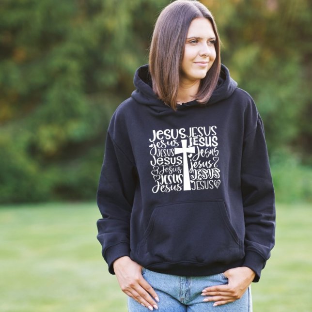 Jesus Kristus Kor Typografi T Shirt (Skapare uppladdad)
