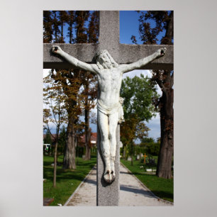 Jesus Kristus krossad Poster