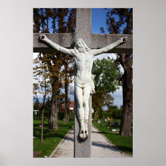 Jesus Kristus krossad Poster