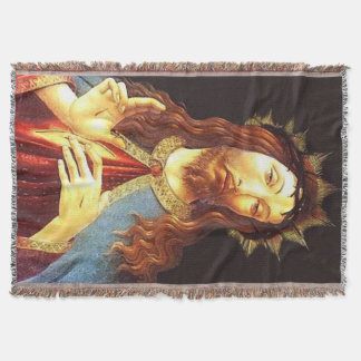Jesus Kristus Kung 2 Throw Blanket - Cristo Rey Filt