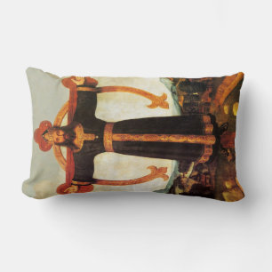 Jesus Kristus Kung, bönebönorna Pillow Lumbarkudde